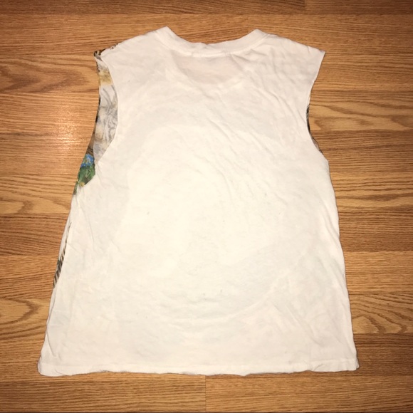 Brocade elephant chain scarf muscle Shirt XS S - Picture 7 of 8